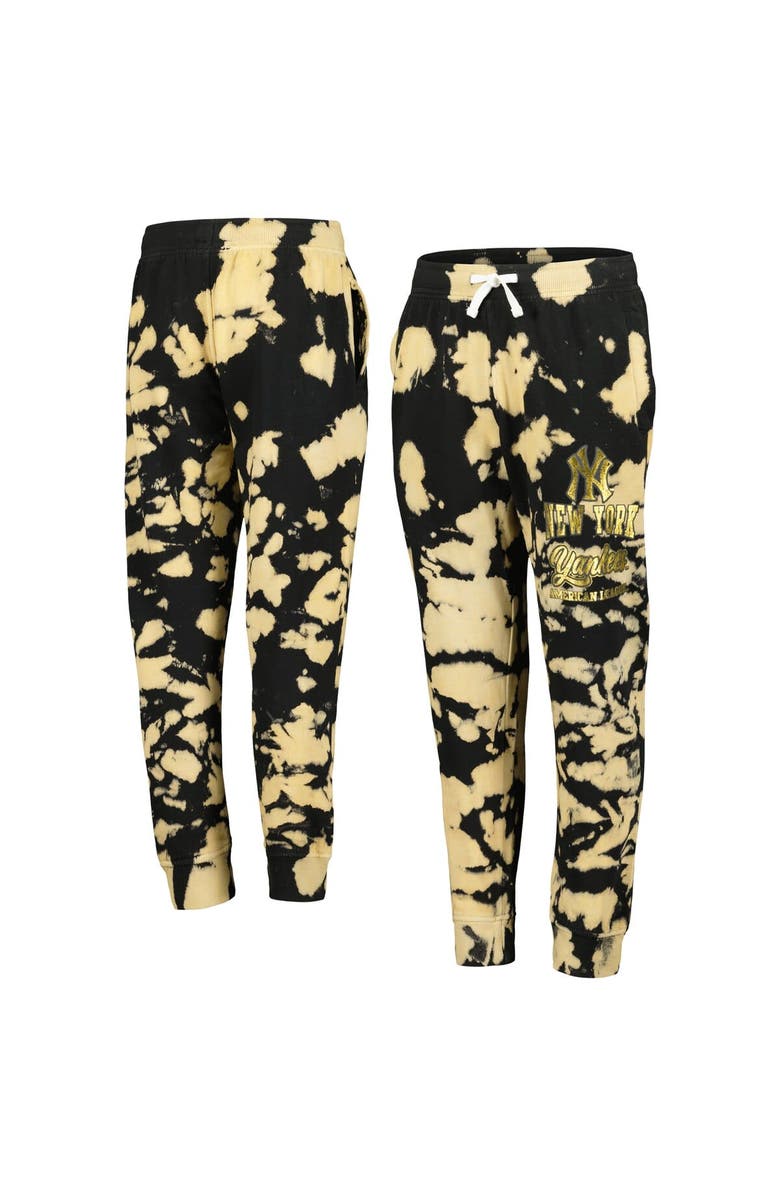 Outerstuff Youth Black New York Yankees Lose Yourself Fleece Pants, Main, color, Black