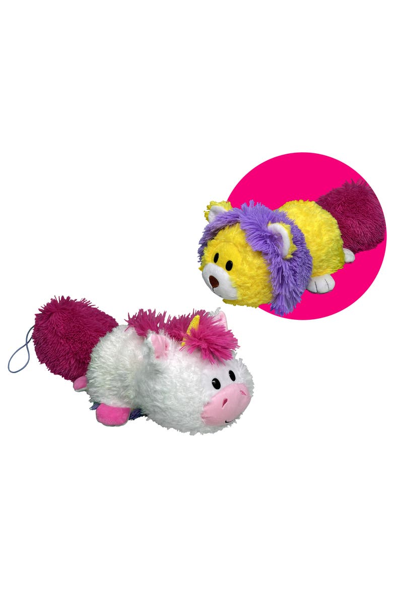 Magic Tails White Unicorn To Yellow Lion 2 In 1 Animal Plush, Main, color, Multicolored