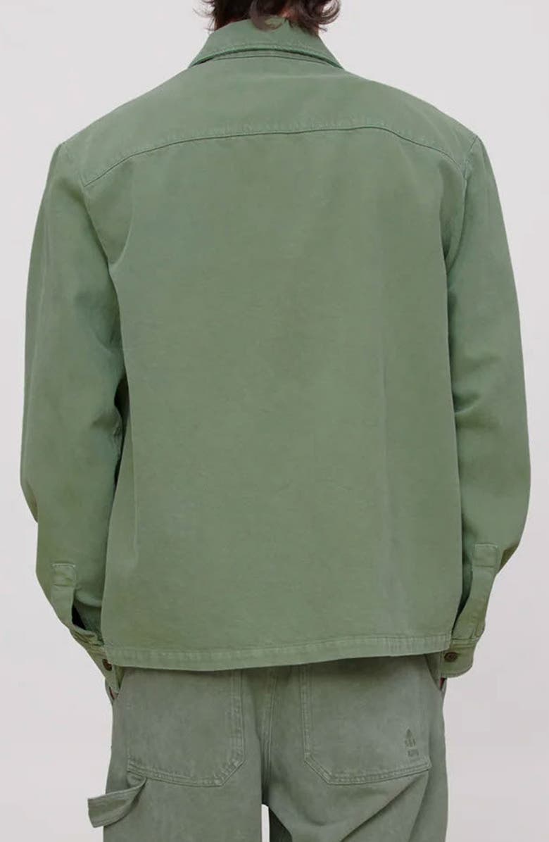 A.P.C. Leon Organic Cotton Jacket, Alternate, color, Green