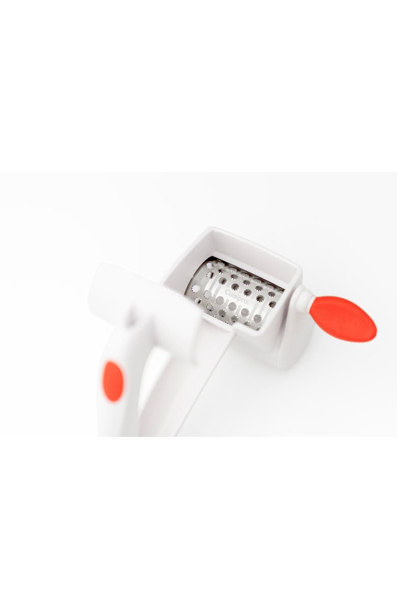 CUISIPRO Surface Glide Technology Rotary Dual Grater White, Alternate, color, White