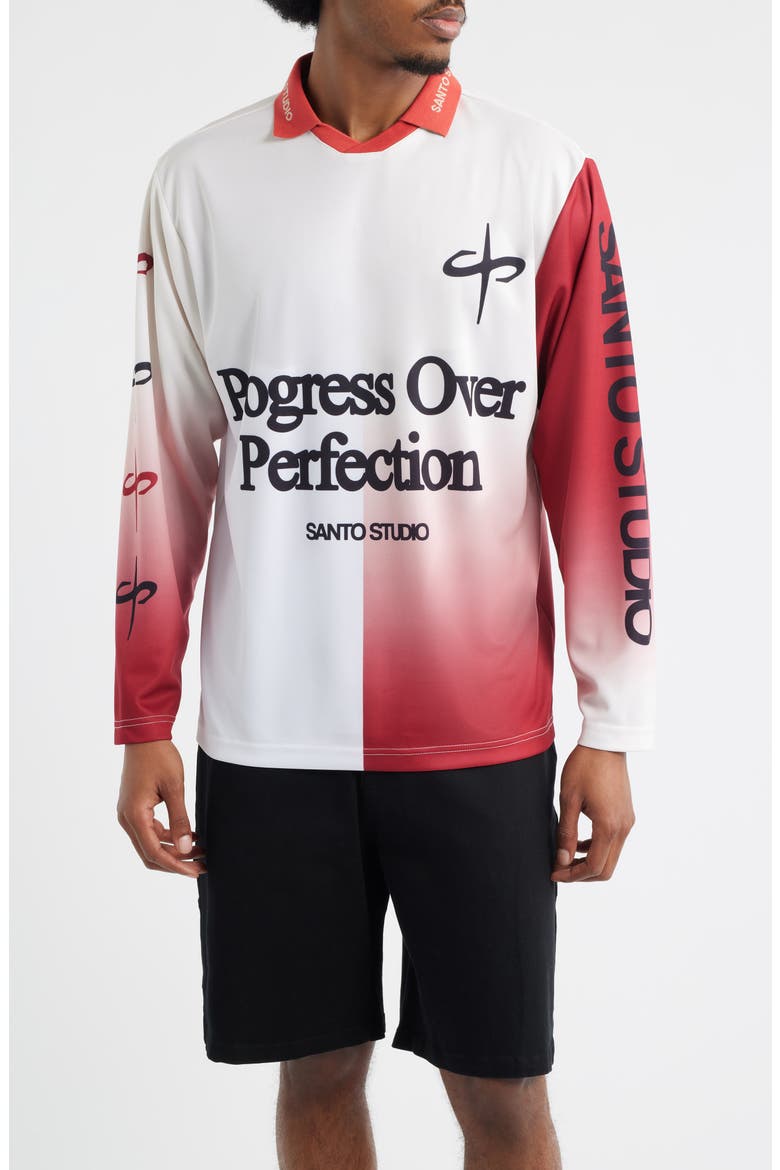 Progress Over Perfection Club Jersey, Main, color, RED