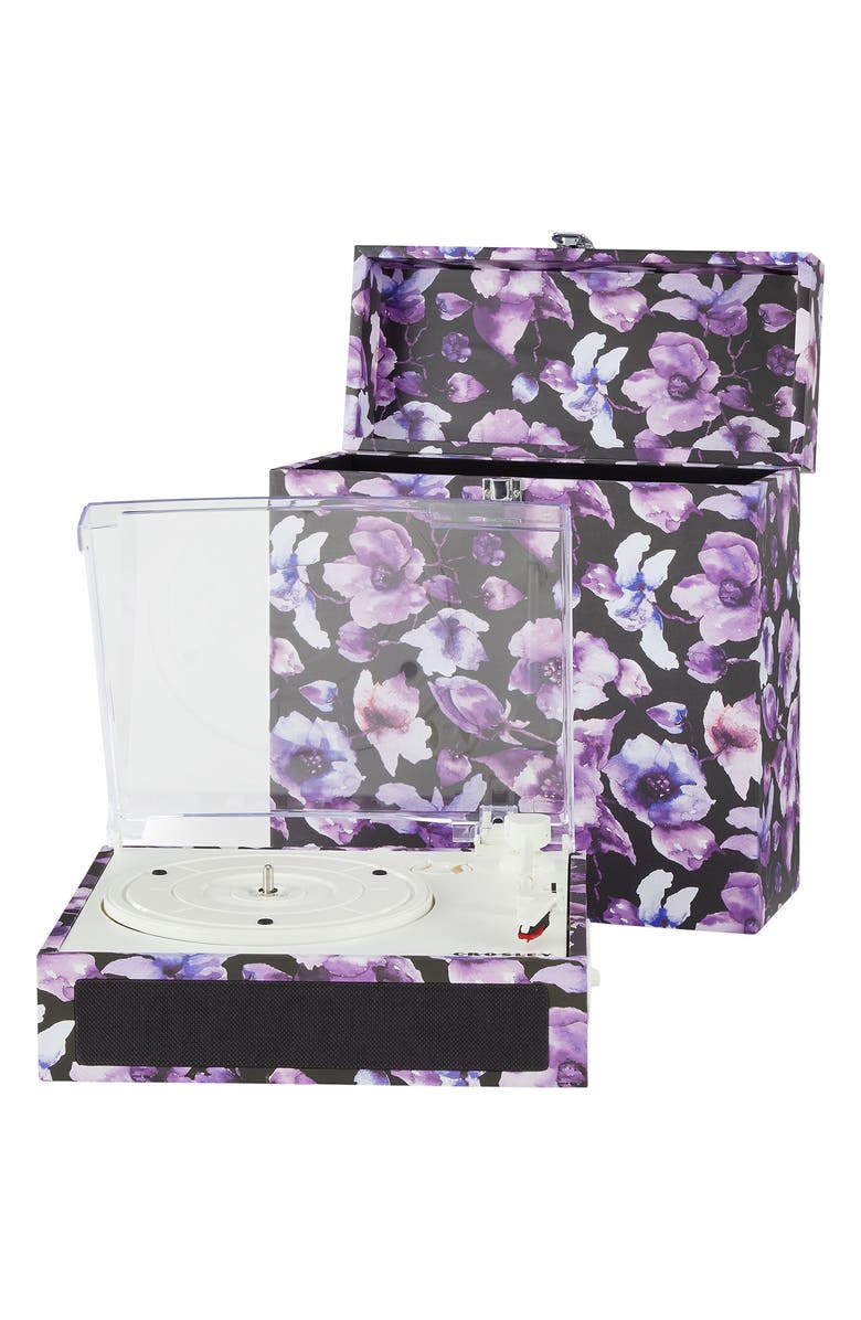 Crosley Radio Fusion Bluetooth<sup>®</sup> Record Player with Case, Main, color, Blue Floral