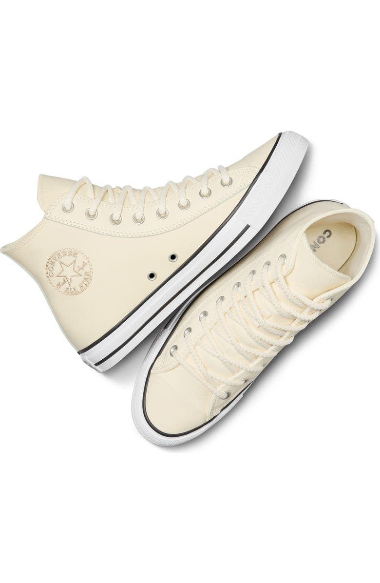 Converse Chuck Taylor<sup
®</sup
All Star<sup
®</sup
High Top Sneaker, Alternate, color, Egret/Papyrus/White