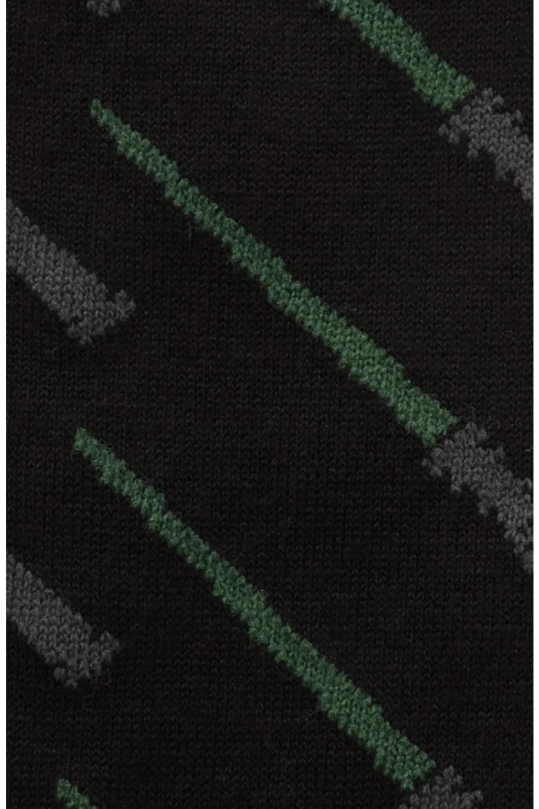 Green Lightsaber Socks & Jedi Lapel Pin Gift Set, Alternate, color, BLACK