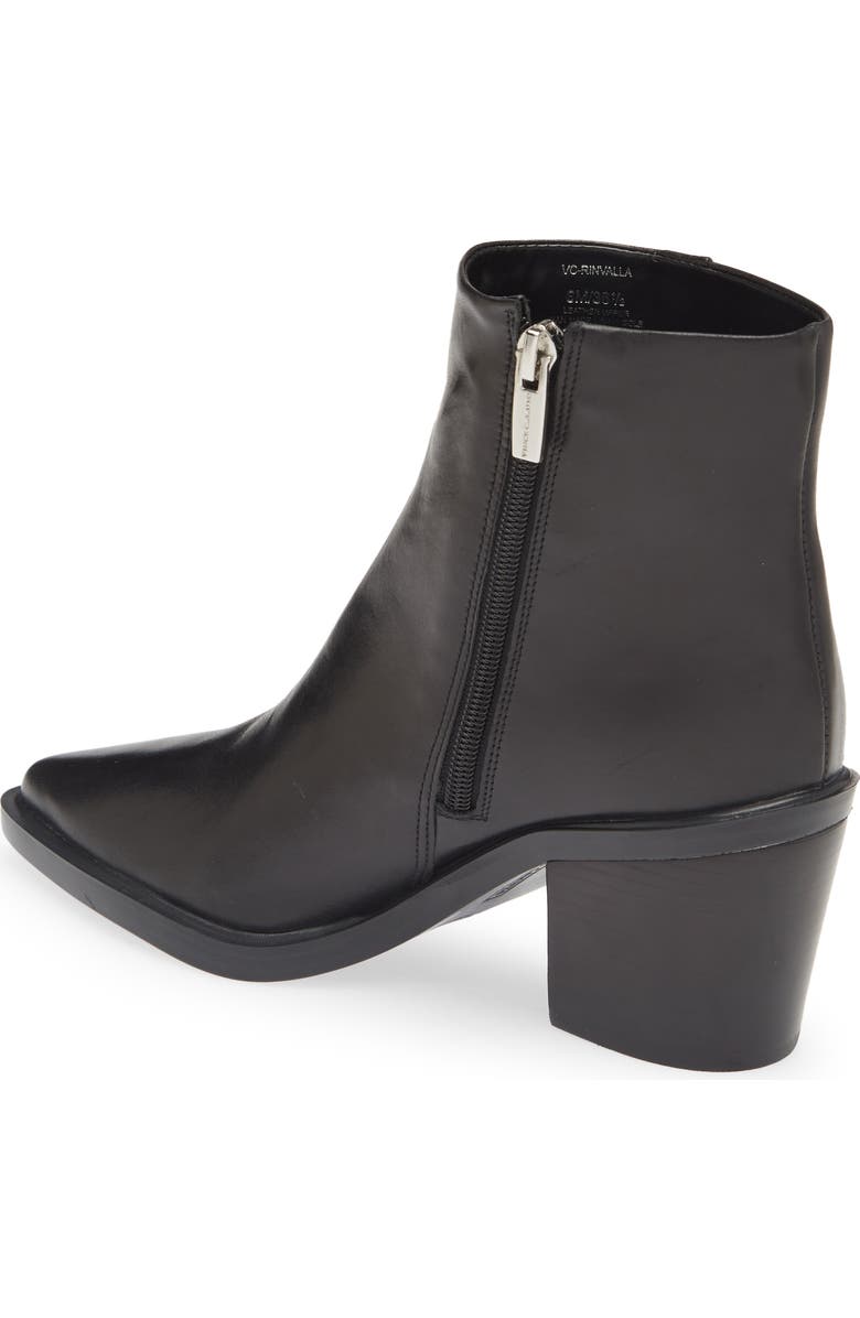 Vince Camuto Rinvalla Pointed Toe Leather Bootie, Alternate, color,