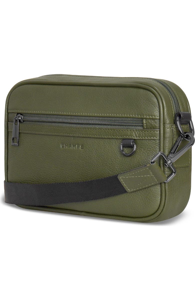 CHAMPS Onyx Leather Camera Bag, Alternate, color, Khaki