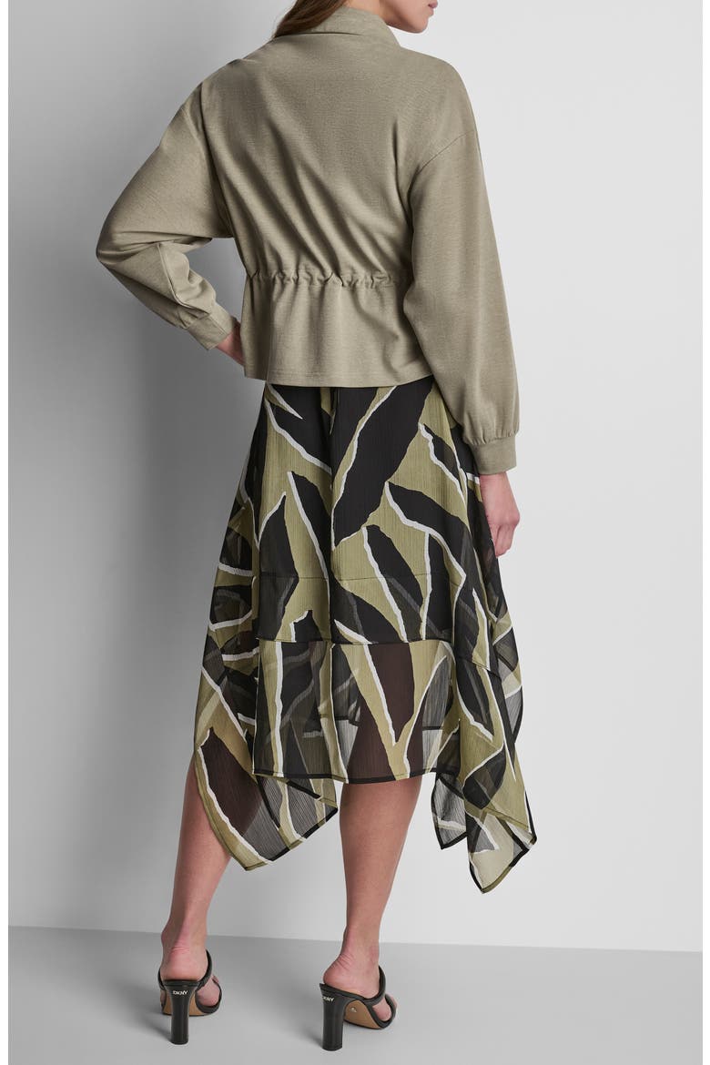 Arid Cotton Blend Piqué Jacket, Alternate, color, LIGHT FATIGUE