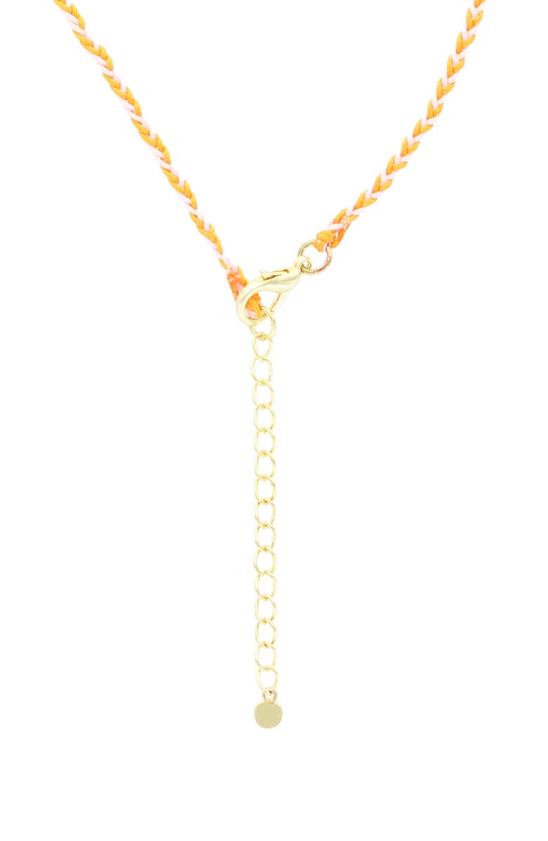 OLIVIA WELLES Kaleidoscope Necklace, Alternate, color, Gold / Peach
