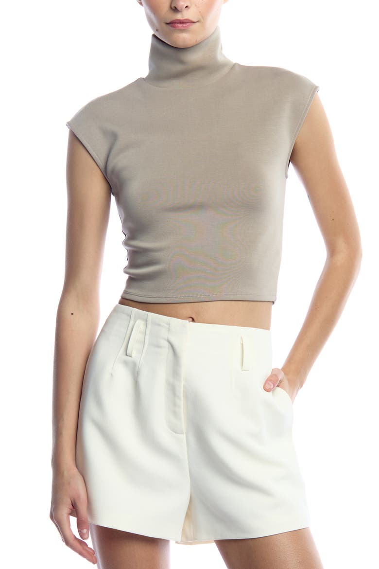 Winslow Sleeveless Turtleneck, Main, color, Mocha