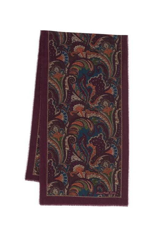 Lauren Ralplh Lauren Paisley Oversized Oblong In Multi