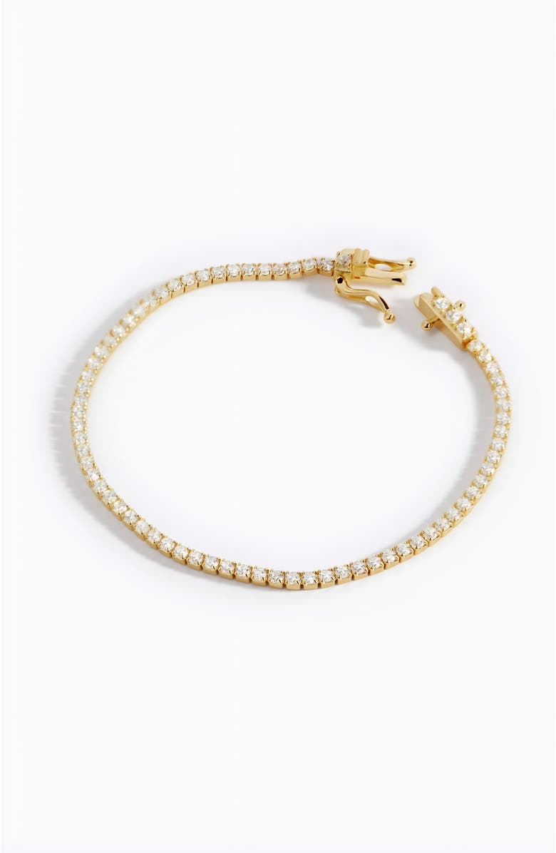 Mint & Lily Classic Tennis Bracelet, Alternate, color, Gold