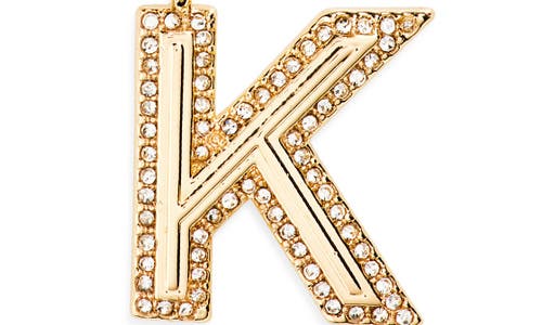 Baublebar Arianna Initial Pendant Necklace In Gold