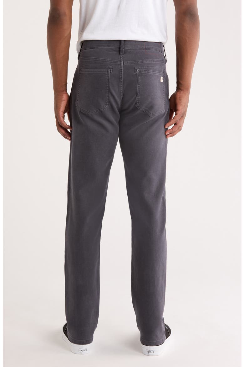 Flex Slim Straight Leg Stretch Twill Pants, Alternate, color, FADED NAVY