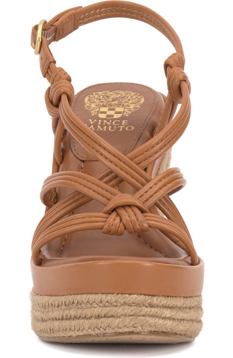 Vince Camuto Delyna Espadrille Wedge Sandal, Alternate, color, Golden Walnu