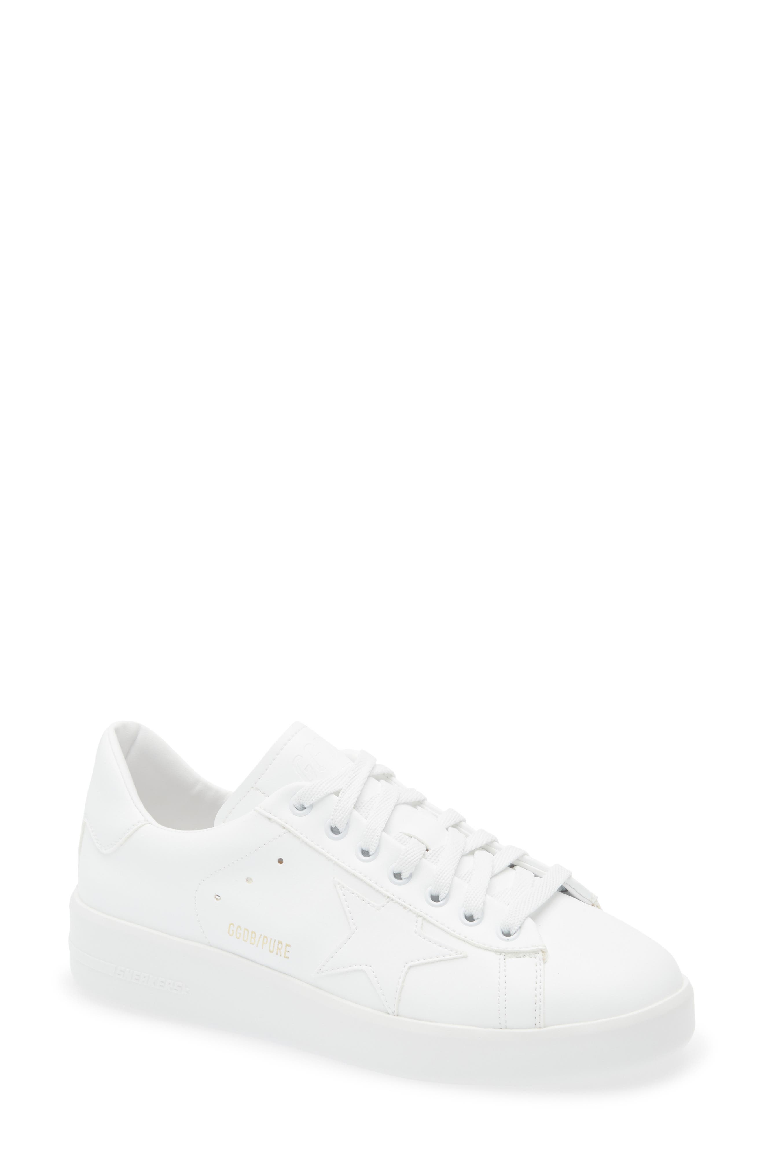 Golden Goose Pure Star Low Top Sneaker, Main, color, Optic White