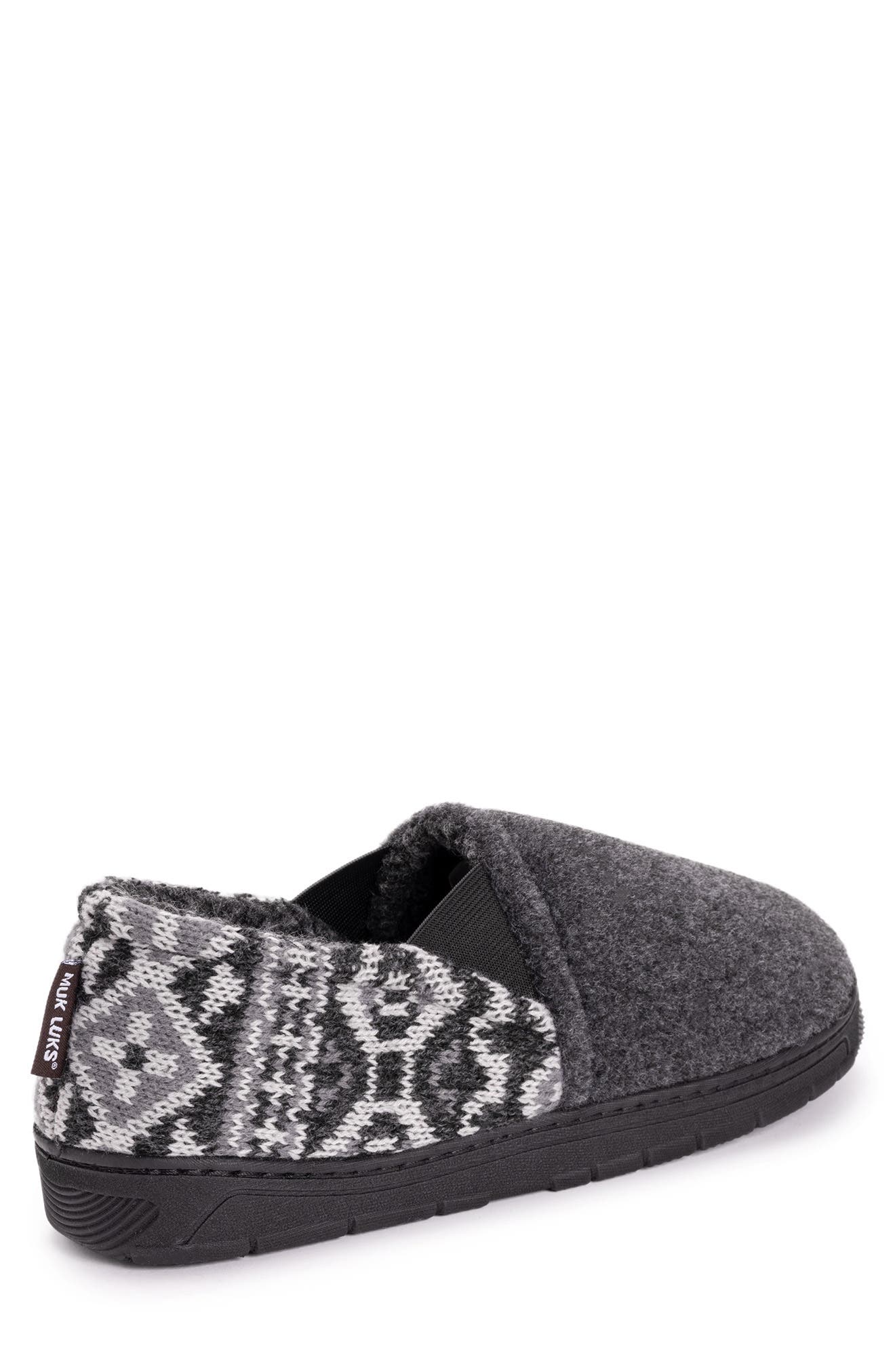 MUK LUKS Kristof Faux Shearling LIned Slipper, Alternate, color, 