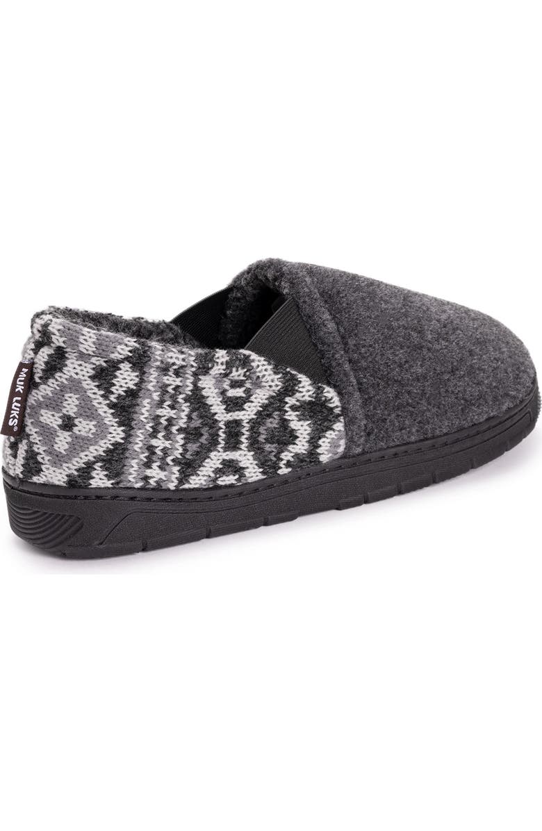 MUK LUKS Kristof Faux Shearling LIned Slipper, Alternate, color,