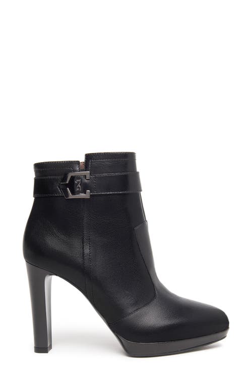 Nerogiardini Logo Hardware Bootie In Black