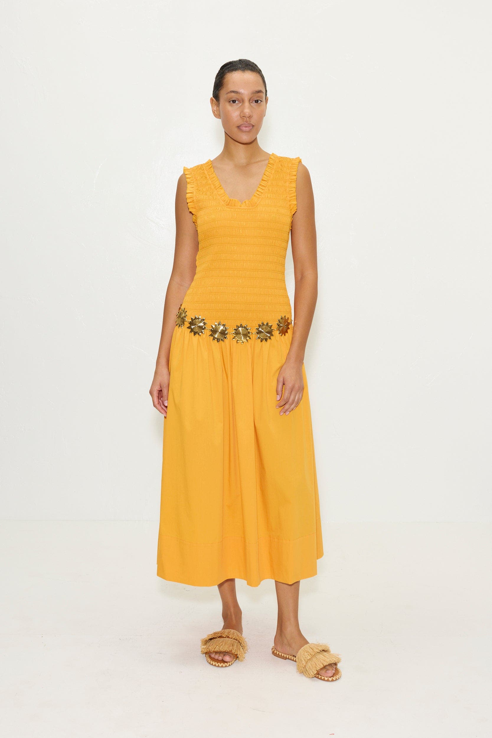 Zini Poplin Smocked Dress - image 2
