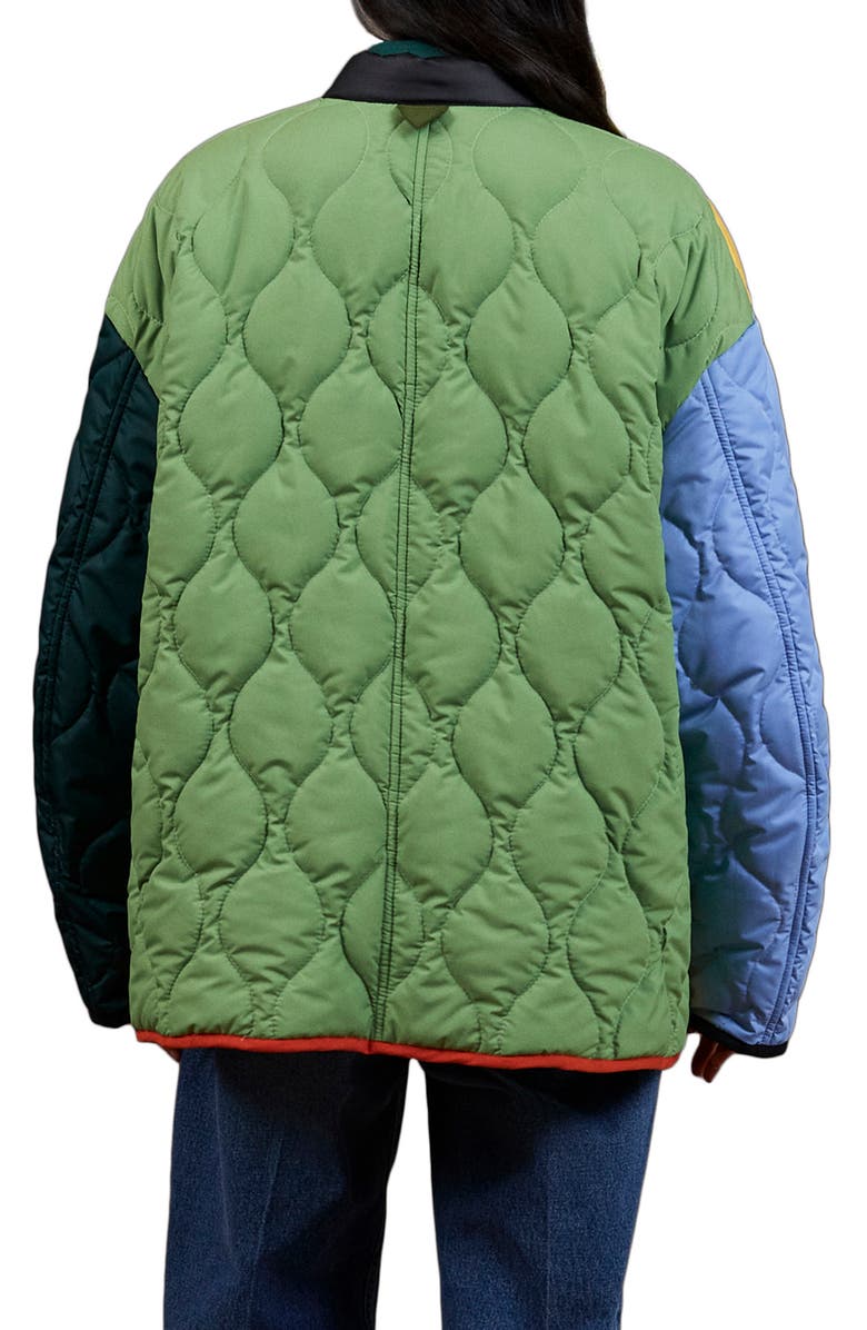 Meryll Rogge Colorblock Quilted Jacket, Alternate, color, 