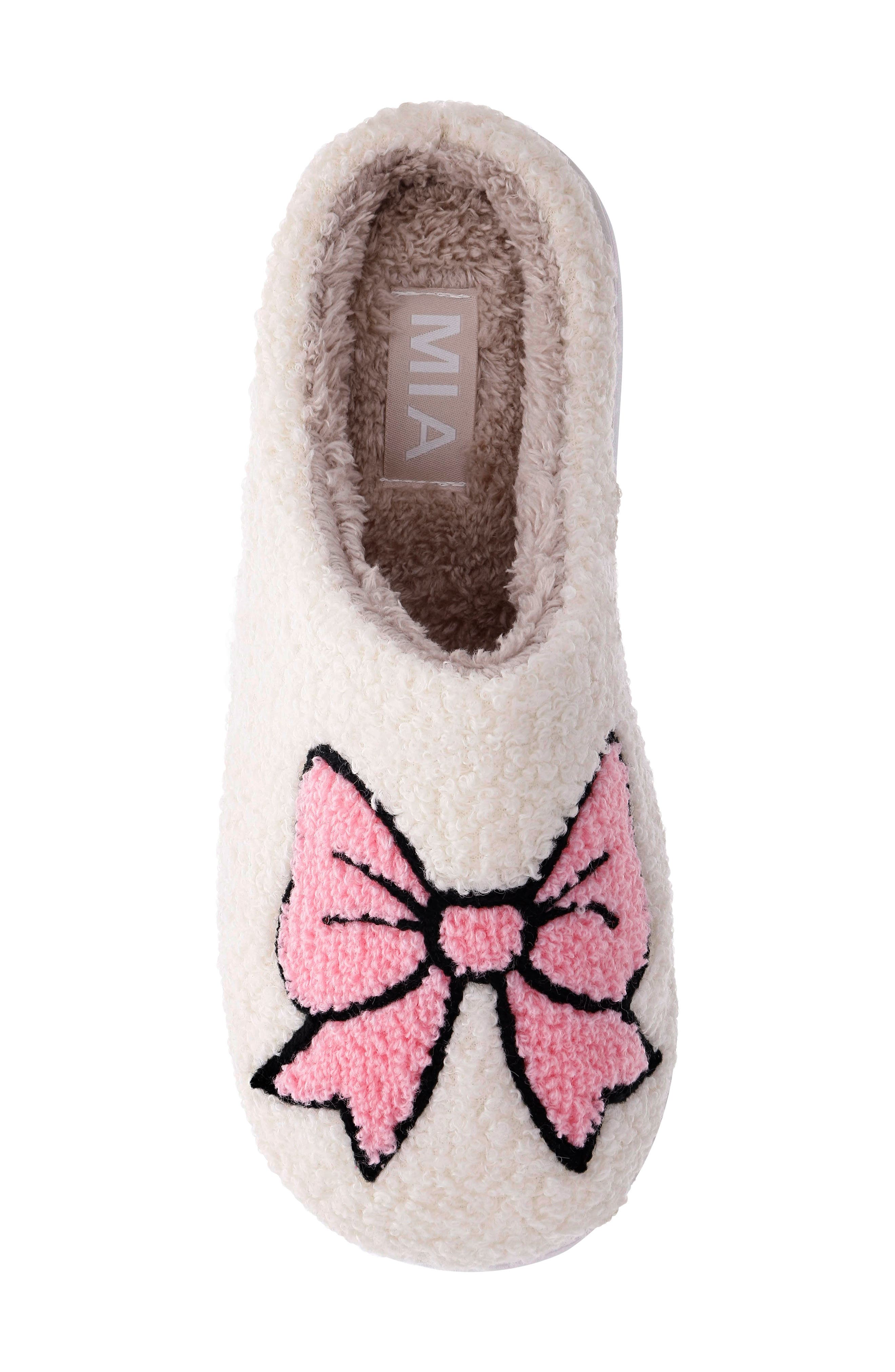 MIA Cozi Slipper, Alternate, color, Pink Bow