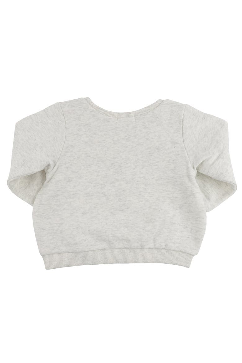 "Dude" Denim Applique Brooklyn Boxy, Alternate, color, Heather Grey