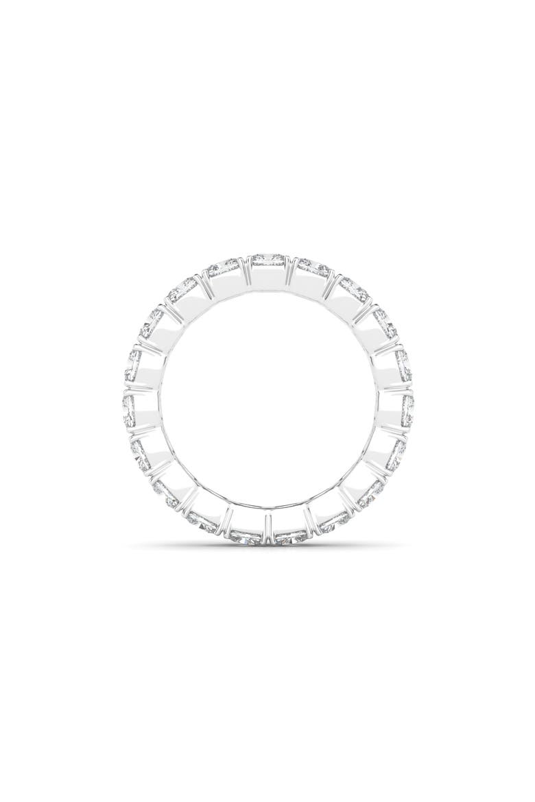 Cushion Cut Lab Created Diamond Eternity Ring, Alternate, color, WHITE GOLD