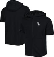 LEVELWEAR Men's Levelwear Black Chicago White Sox Recruit Full-Zip Short Sleeve Hoodie