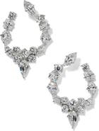 Nadri Riviera Front-to-Back Hoop Earrings