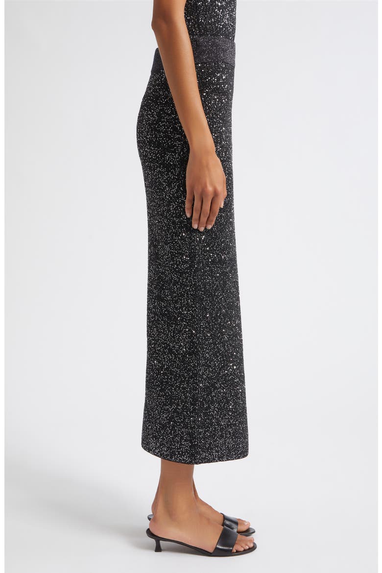 Alisha Sequin Skirt, Alternate, color, ONYX