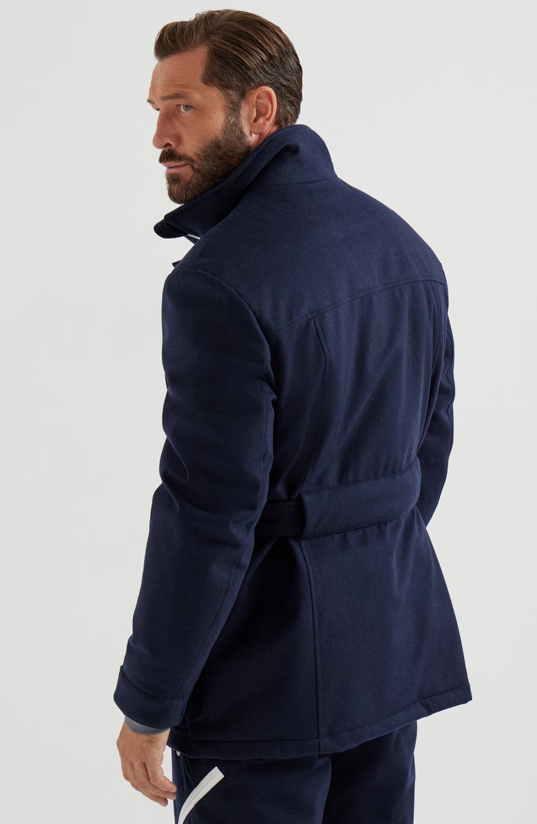 Brunello Cucinelli Mountain safari jacket, Alternate, color, Blue