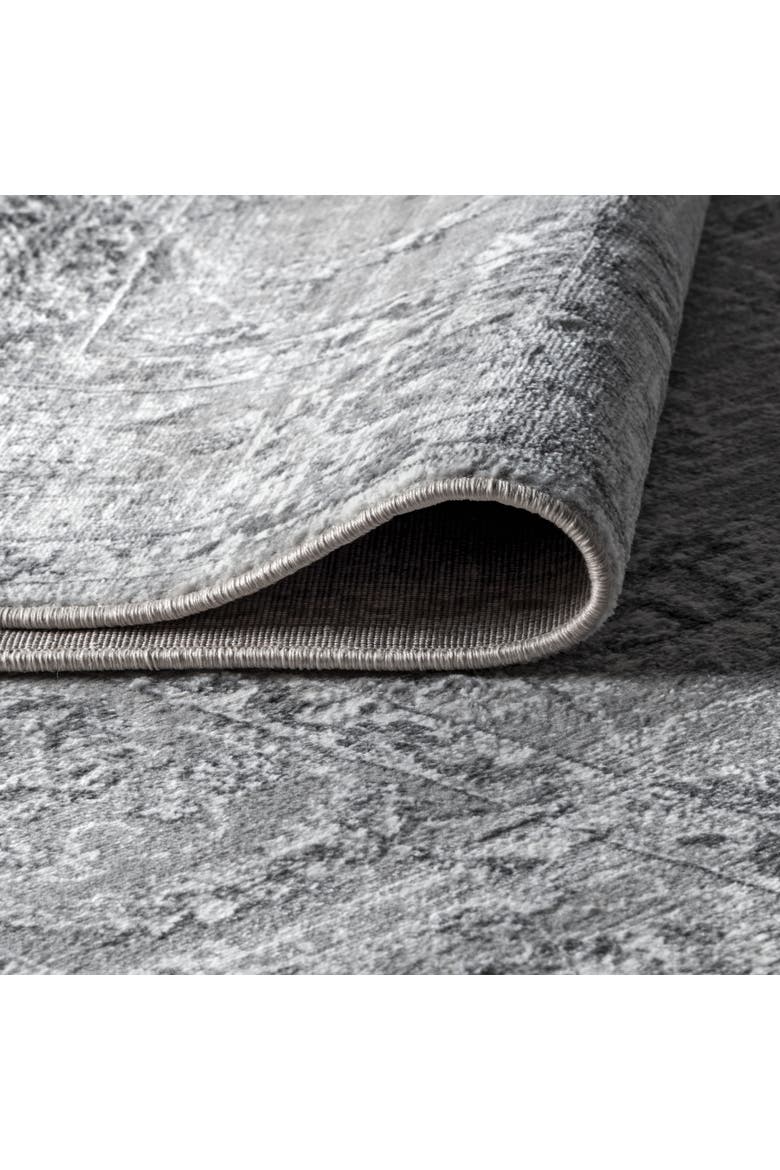 Modern Persian Vintage Area Rug, Alternate, color, Light Grey