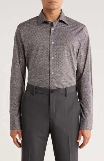 Jack Victor Irvine Stretch Cotton Button-Up Shirt