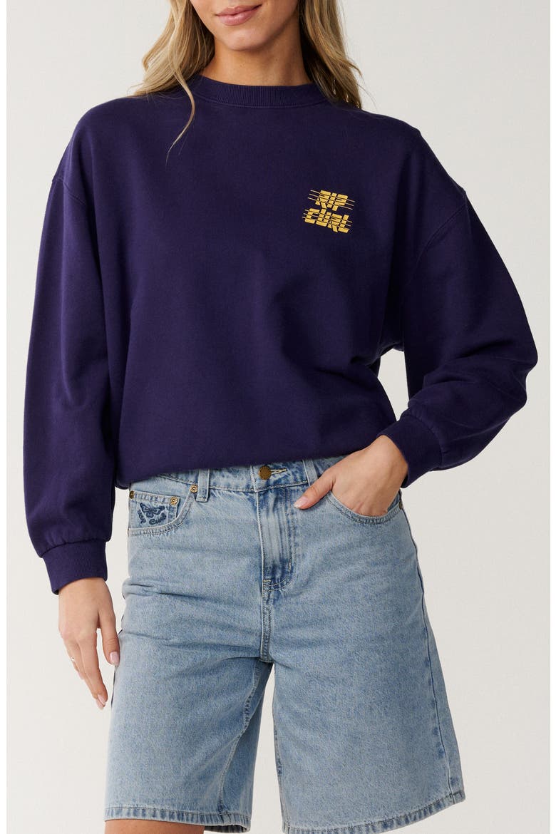 Sports Department Crewneck Sweatshirt, Main, color, DEEP BLUE