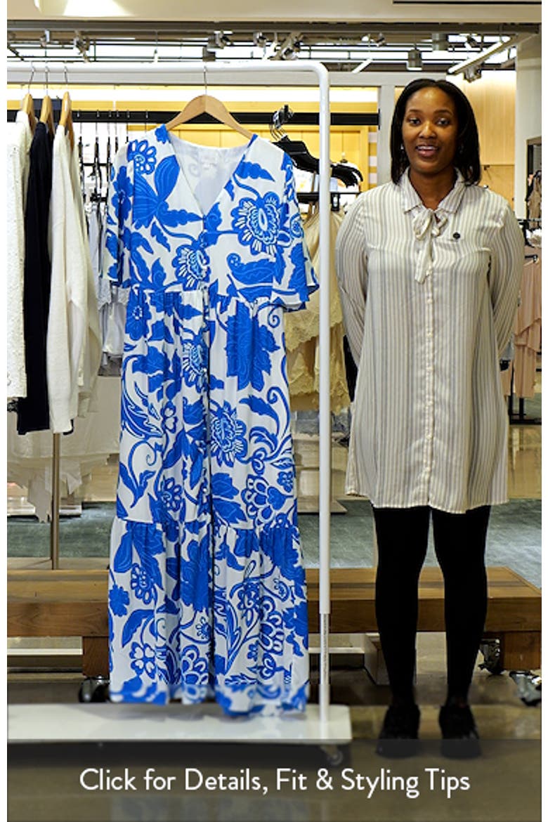 Maci Floral Lody Flare Maxi Dress video