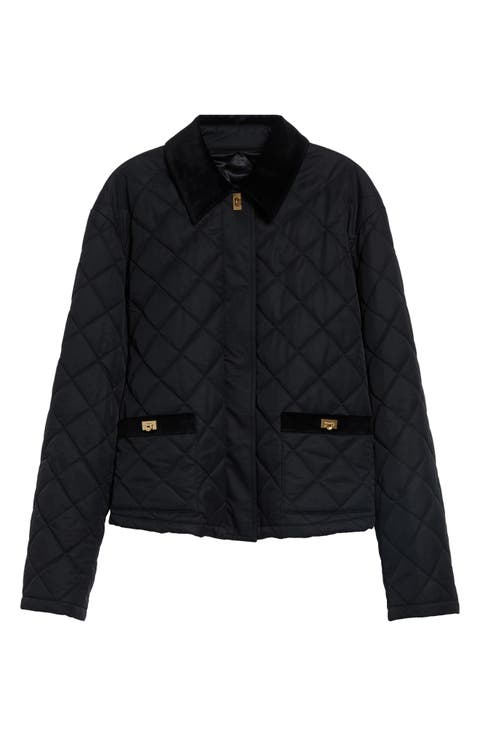 Quilted Blouson Jacket