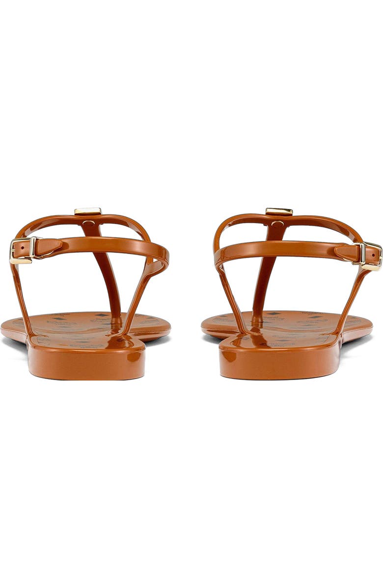 MCM Monogram Jelly Sandals, Alternate, color,