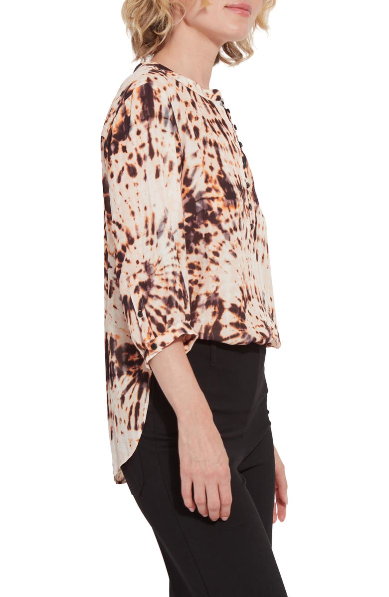 Lysse Piper Tie Dye Tunic, Alternate, color, Animated Twist