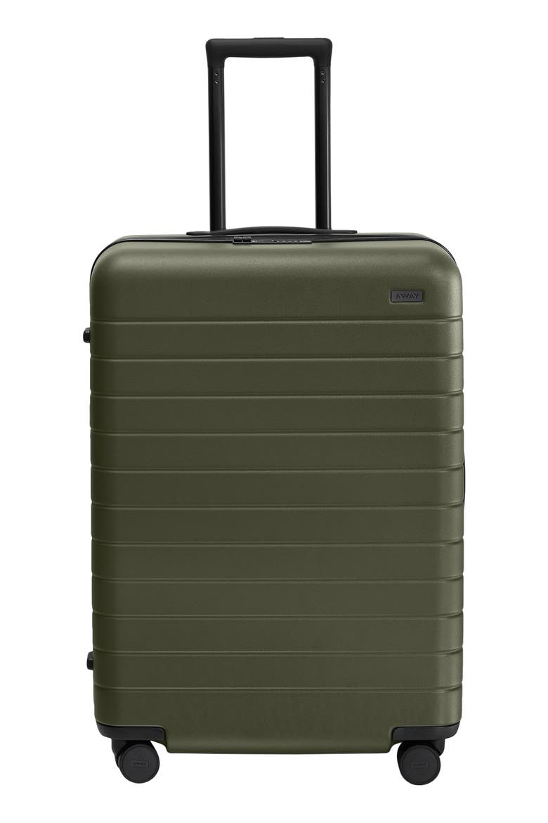 The Medium Flex Suitcase, Main, color, OLIVE GREEN