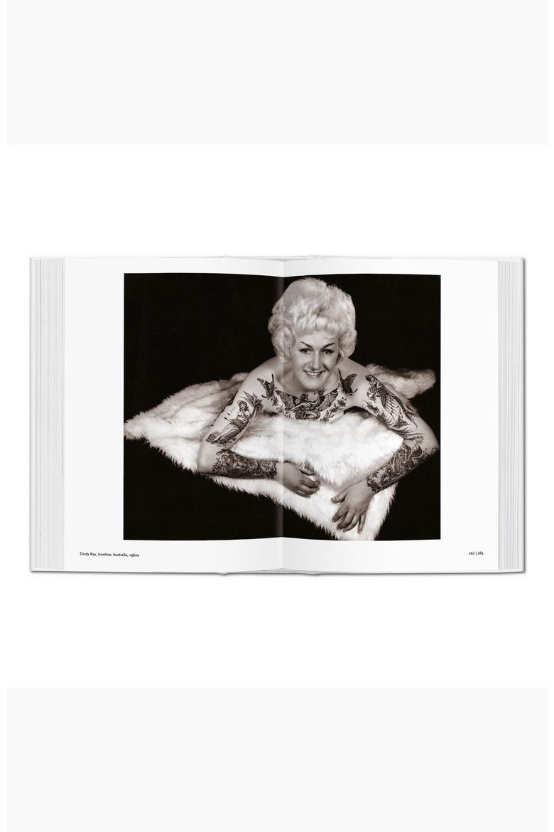 1000 Tattoos English French German Book, Alternate, color, White