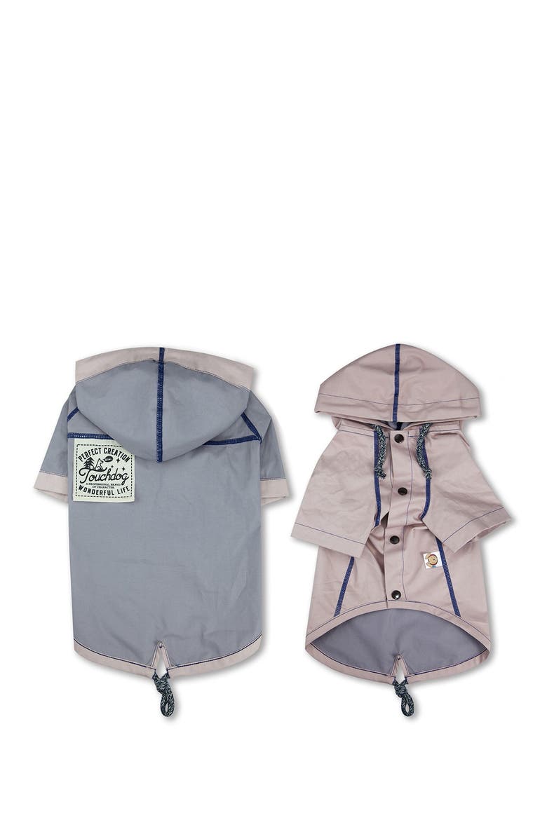 Cloudburst Waterproof Reversible Dog Raincoat - Pink - Extra Large, Alternate, color, PINK