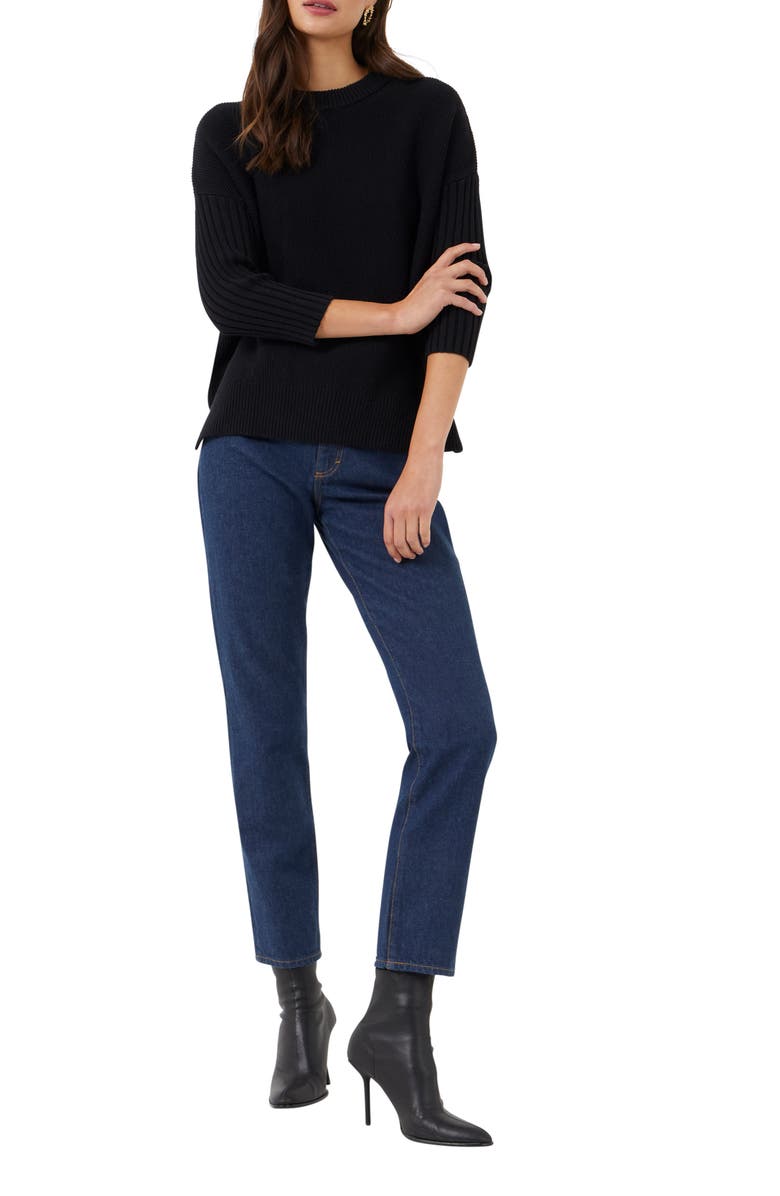 French Connection Jamie Mozart Cotton Sweater, Alternate, color, 