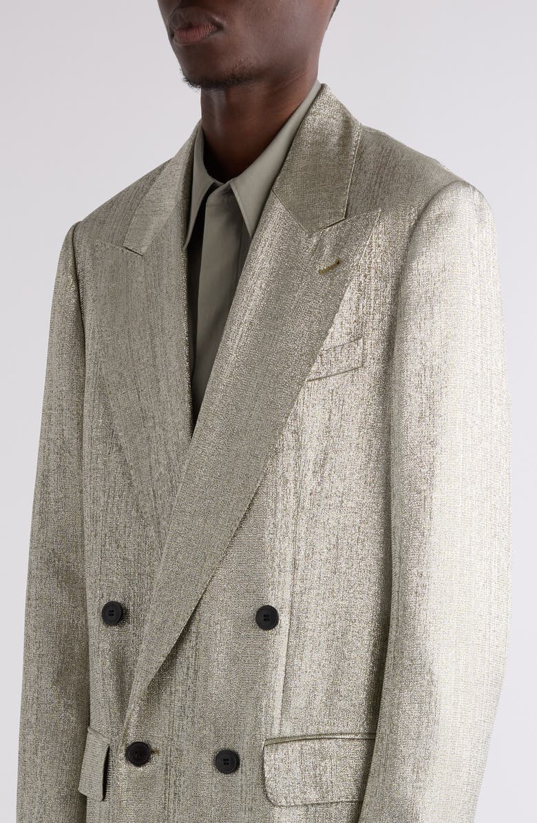 Dries Van Noten Razon Double Breasted Topcoat, Alternate, color, 