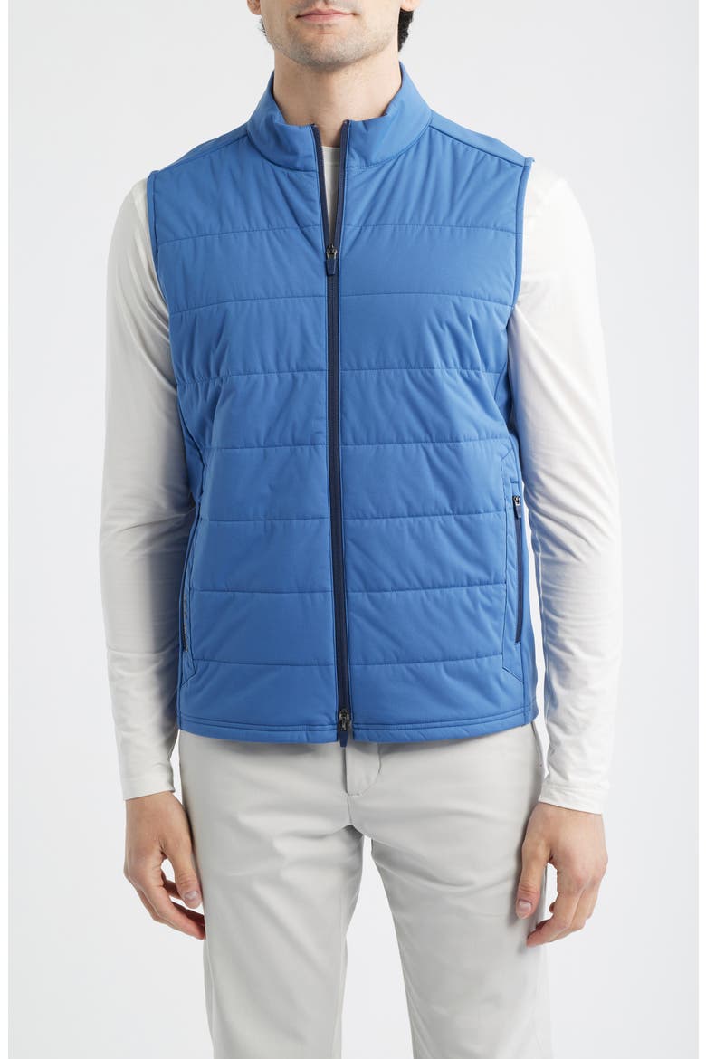 Fuse Water Resistant Recycled Polyester Hybrid Vest, Alternate, color, WINDSOR BLUE