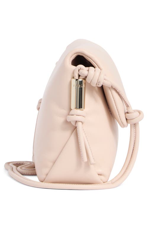 Furla Elettra Leather Crossbody Bag In Pink