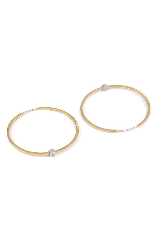 Ivi Los Angeles Large Joia Slim Hoop Earrings