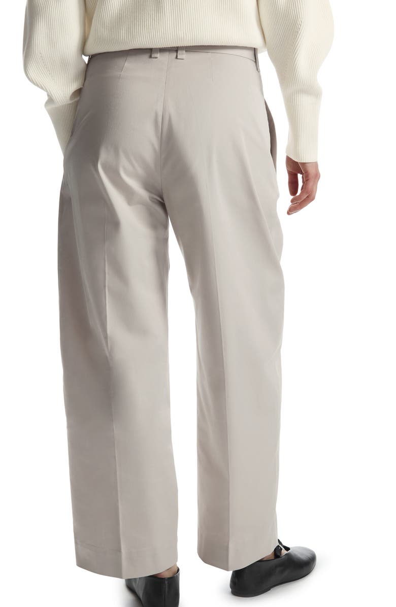 COS Regular Fit Barrel Leg Chinos, Alternate, color,