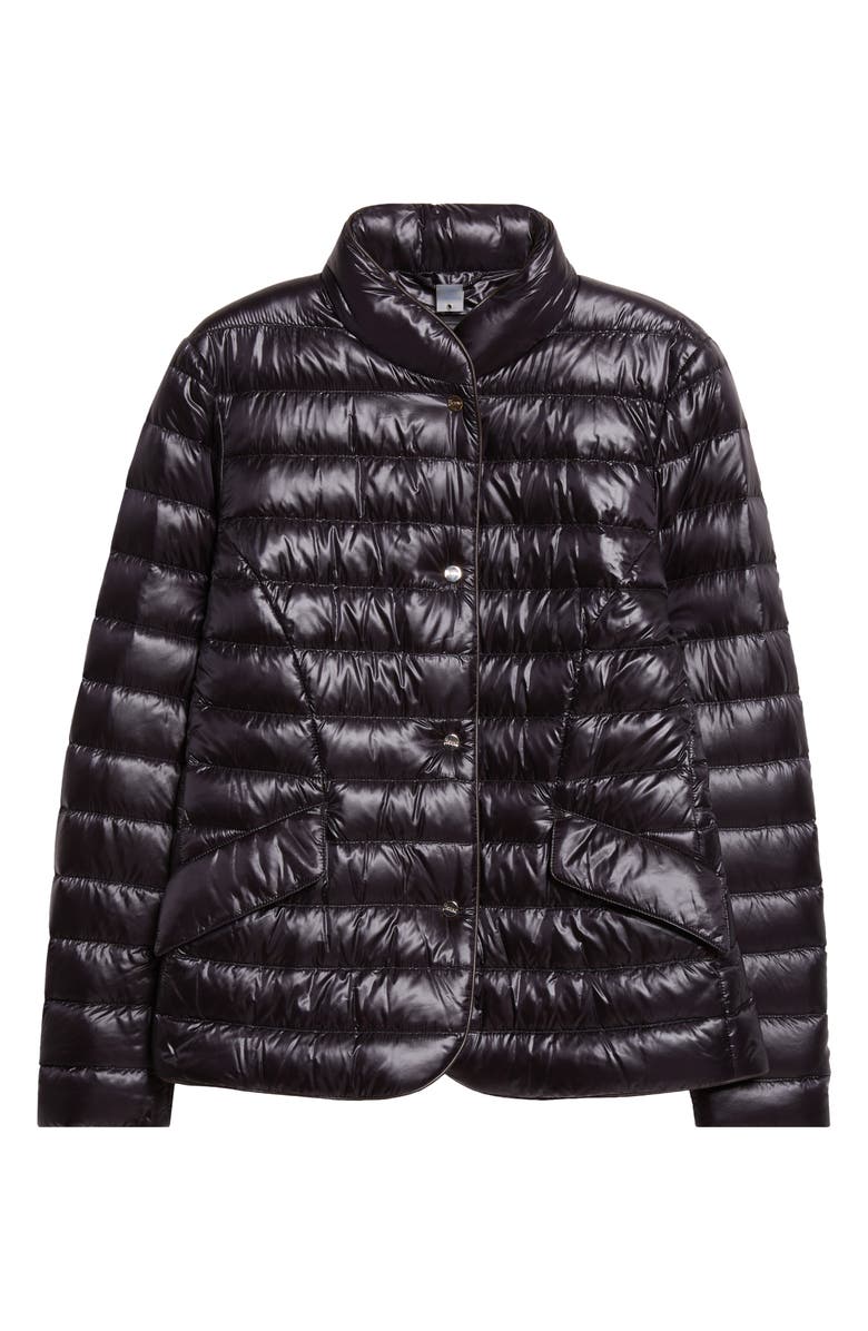 Herno Fitted Quilted Down Puffer Jacket, Alternate, color, Nero