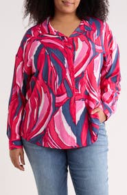 VERO MODA Violet Long Sleeve Button Up Shirt
