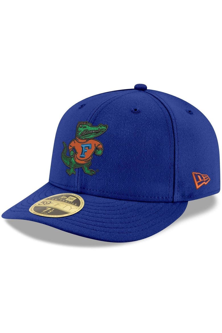 Men's New Era Royal Florida Gators Basic Low Profile 59FIFTY Fitted Hat, Main, color, ROYAL